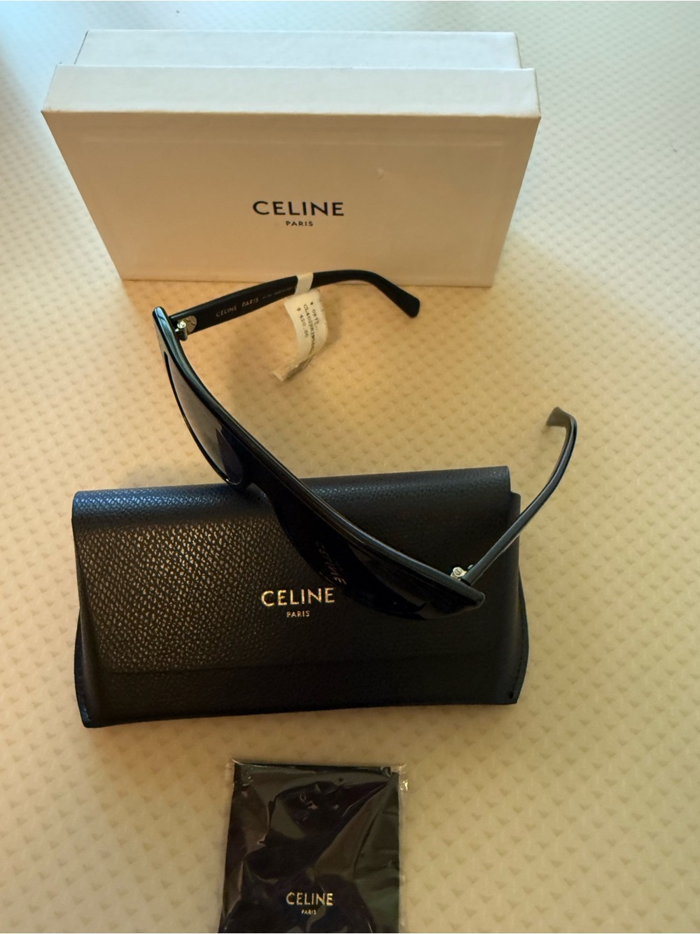 Celine Paris Brand New Black Sunglasses - Picture 2 of 7